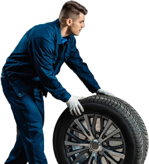 Tire and custom rim fitment example